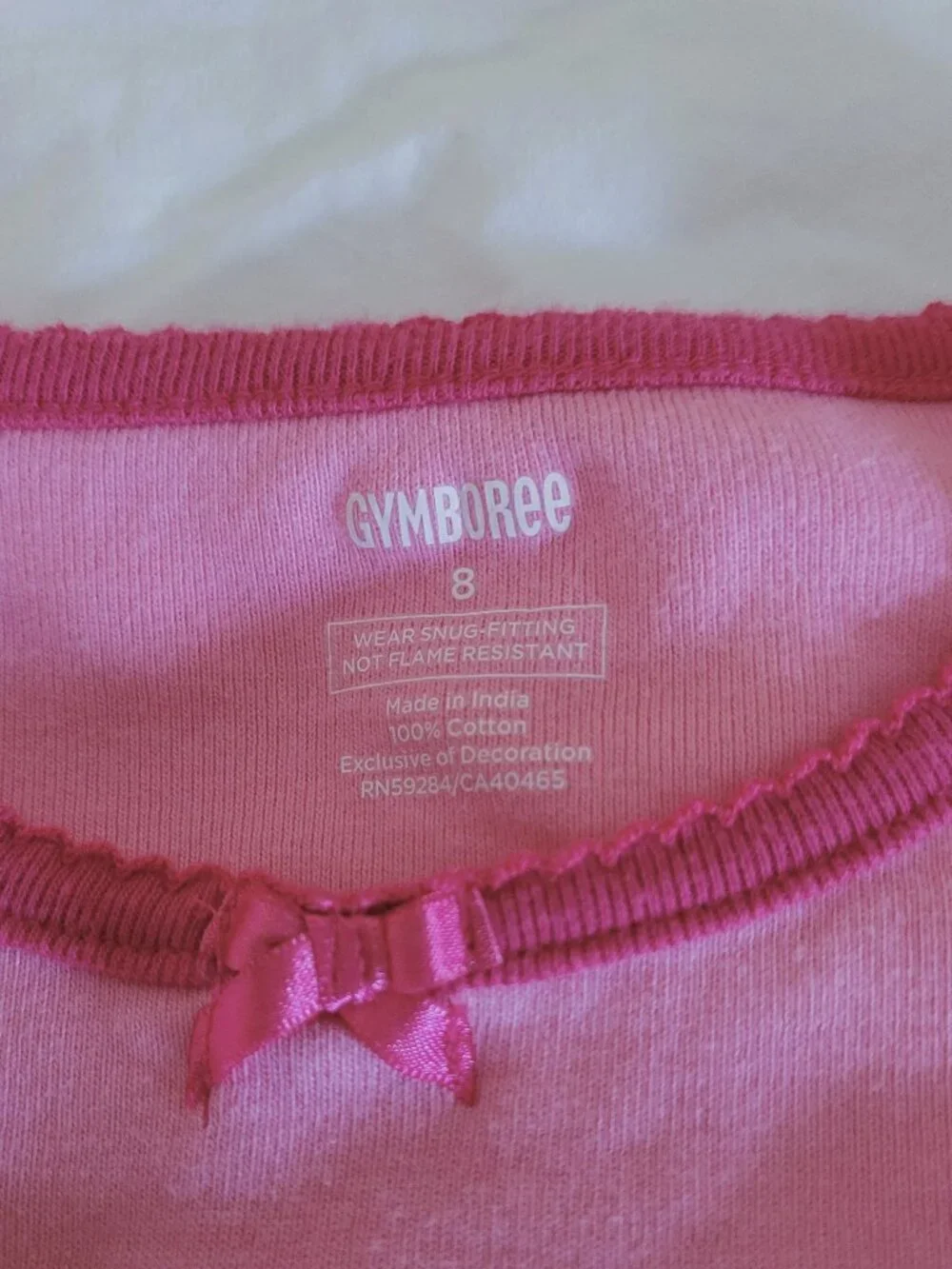 Gymboree Pink Pineapple 2-Piece Pajama Set 8